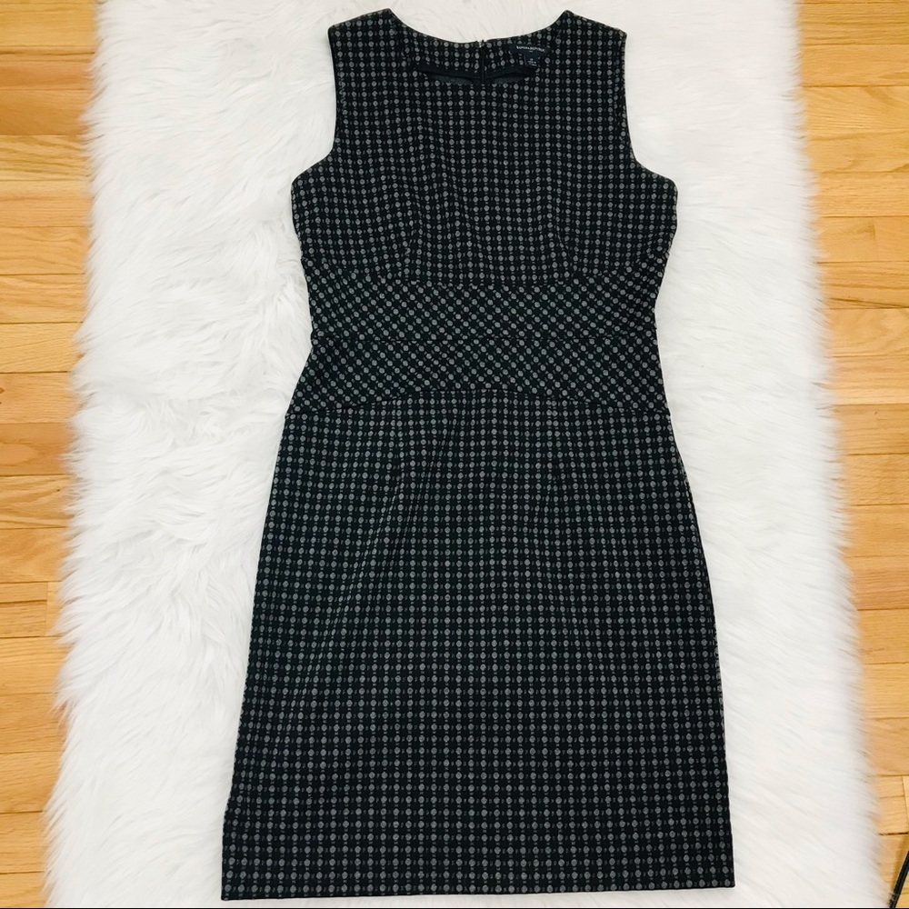 Banana Republic Polka Dot A Line Dress